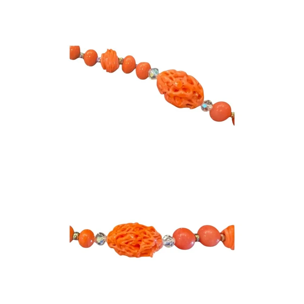 Hattie‎ Carnegie Glass Bead Necklace